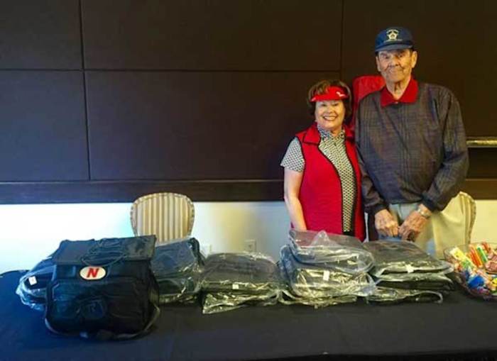 Jack Payne with daughter Karen Shaw